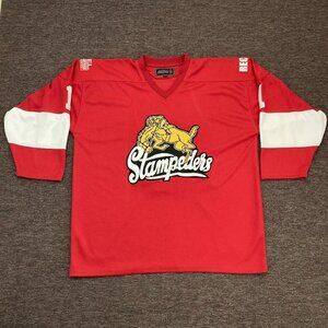 Harrow Sports Stampeders Jersey‎ Men's Size XXL Red Horse #1